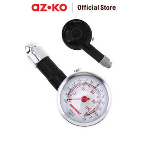 [EZO.0804312] AZKO Maxbuilt Alat Ukur Manual Tekanan Ban - Hitam