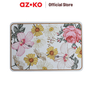 [EZO.0804337] AZKO Forhom 60x40 Cm Keset Kamar Mandi Diatomite Soft Gardenia - Krem