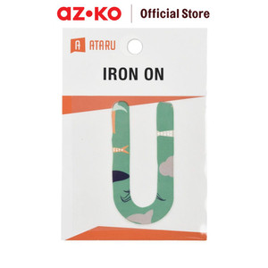 [EZO.0804349] AZKO Ataru Patch Baju Huruf U - Hijau