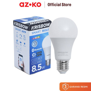 [EZO.0804394] AZKO Krisbow Bohlam Led Smart Bluetooth 8.5 Watt Rgbcw