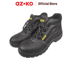 [EZO.0804397] AZKO Krisbow Ukuran 41 Argon Sepatu Pengaman 6 inci - Hitam Safety Shoes Pengaman Kaki Perlengkapan Industri Peralatan Keamanan