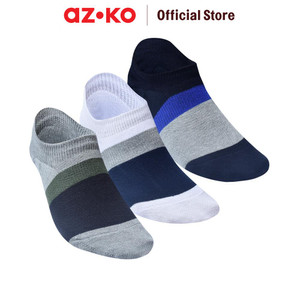 [EZO.0804403] AZKO Alph Set 3 Pasang Kaos Kaki Wanita Value No Show V2