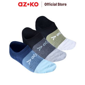 [EZO.0804406] AZKO Alph Set 3 Pasang Kaos Kaki Pria No Show V2