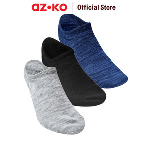 [EZO.0804408] AZKO Alph Set 3 Pasang Kaos Kaki Pria No Show Premium V2