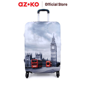 [EZO.0804425] AZKO Passport Ukuran M Sarung Koper Monochrome London