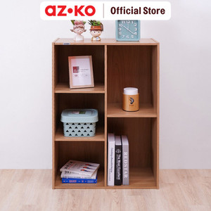 [EZO.0804481] AZKO Stora Rak Penyimpanan 5 Tingkat - Cokelat
