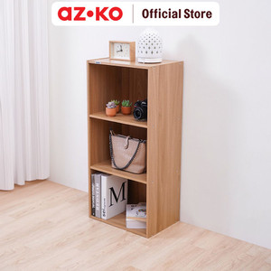 [EZO.0804485] AZKO Stora Rak Penyimpanan 3 Tingkat - Cokelat