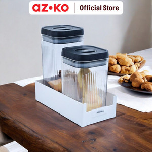 [EZO.0804490] AZKO Stora Ukuran L Kotak Penyimpanan Cube Short - Putih