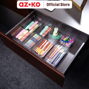 [EZO.0804499] AZKO Stora Set 6 Pcs Organizer Laci Clear