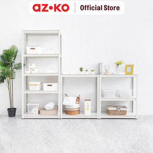 [EZO.0804515] AZKO Krisbow 80x37x183 Cm Rak Penyimpanan 5 Tingkat - Putih