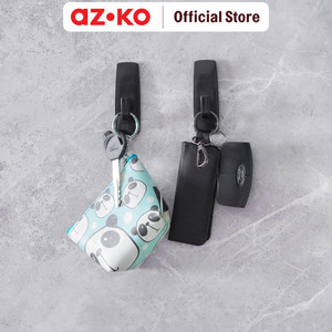 [EZO.0804536] AZKO Stora Set 2 Pcs Ukuran M Gantungan Dinding Permanen Serbaguna