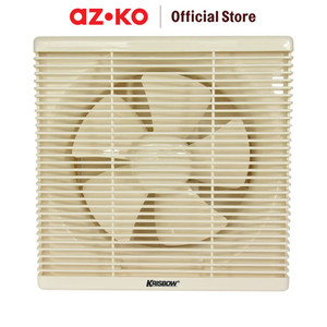 [EZO.0804545] AZKO Krisbow 10 Inci Kipas Exhaust 2 Arah - Putih