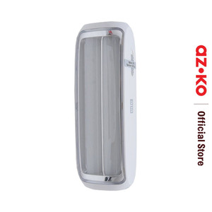 [EZO.0804549] AZKO Apa Lampu Darurat Led 6 W - Abu-Abu