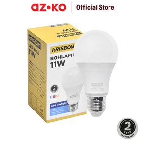 [EZO.0804561] AZKO Krisbow Lumi Bohlam Led 11 Watt Cool Daylight - Putih