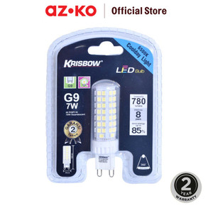 [EZO.0804563] AZKO Krisbow Bohlam Led 7 Watt Cool Daylight 780 Lumen G9 - Putih