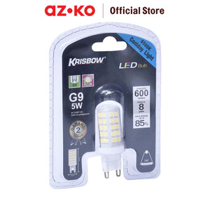 [EZO.0804565] AZKO Krisbow Bohlam Led 5 Watt Cool Daylight G9 - Putih