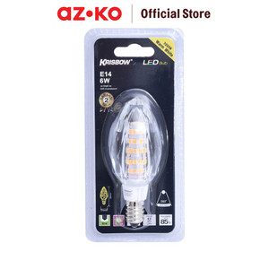 [EZO.0804567] AZKO Krisbow Bohlam Led Crystal 6 Watt 600 Lm E14 - Warm White