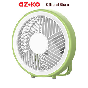 [EZO.0804581] AZKO Krisbow 6 Inci Kipas Angin Dengan Lampu Darurat - Hijau