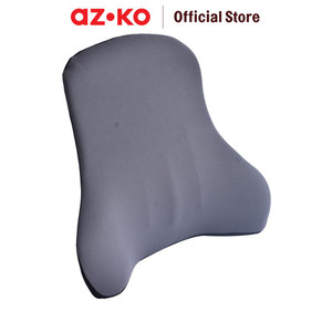 [EZO.0804594] AZKO Otto Klasse Bantal Punggung Memory Foam - Hitam/Abu-Abu Tua