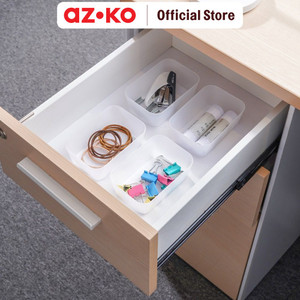 [EZO.0804616] AZKO Stora 12.5x8.5x4.5 Cm Set 4 Pcs Organizer Laci