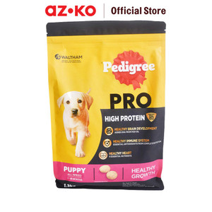 [EZO.0804630] AZKO Pedigree 1.3 Kg Makanan Anjing Kering Puppy High Protein Chicken