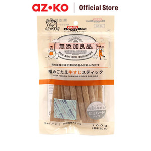 [EZO.0804633] AZKO Doggyman 100 Gr Camilan Anjing Chew Stick Beef Tendon