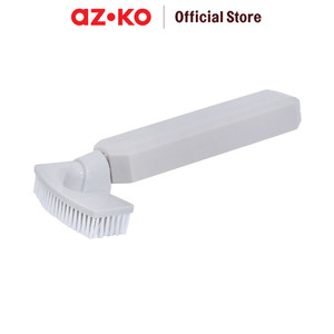 [EZO.0804652] AZKO Proclean Sikat Pembersih Dengan 2 Kepala Sikat - Abu-Abu