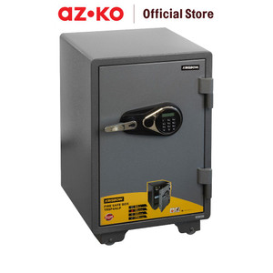 [EZO.0804667] AZKO Krisbow 50x49x70 Cm Brankas Tahan Api Yb-700alp