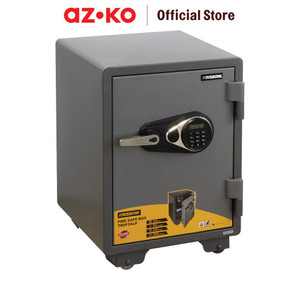 [EZO.0804668] AZKO Krisbow 48x47x60 Cm Brankas Tahan Api Yb-600alp