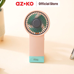 [EZO.0804676] AZKO Ataru Kipas Angin Portabel Rechargeable - Pink