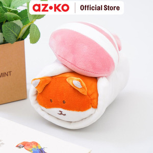 [EZO.0804684] AZKO Ataru 15 Cm Bantal Dekorasi Sushi Roll Fox