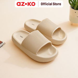 [EZO.0804688] AZKO Ataru Ukuran 39-40 Sandal Thick Slides Rubber - Krem Beige