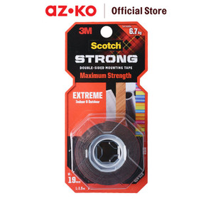 [EZO.0804707] AZKO Scotch 3m Mounting Tape Extreme 19 Mm X 1.5 Mtr