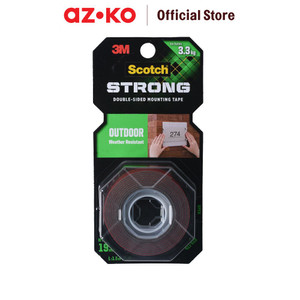 [EZO.0804709] AZKO Scotch 3m Mounting Tape Outdoor 19 Mm X 1.5 Mtr