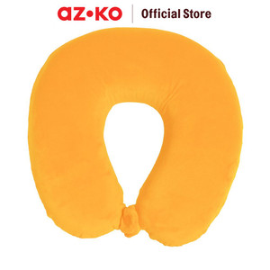 [EZO.0804711] AZKO Passport Bantal Leher Brownie Applejack - Oranye/Biru