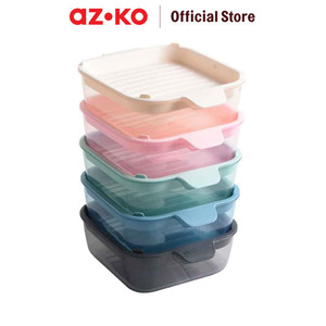 [EZO.0804725] AZKO Kris Set 5 Pcs Rainbow Wadah Makanan