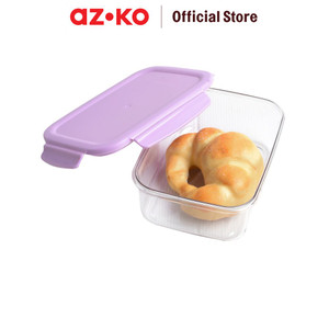 [EZO.0804726] AZKO Kris 900 Ml Cotton Wadah Makanan - Ungu