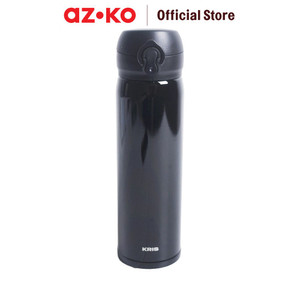 [EZO.0804739] AZKO Kris 500 Ml Botol Vacuum Flask Shiny - Hitam
