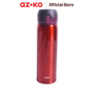 [EZO.0804740] AZKO Kris 500 Ml Botol Vacuum Flask Shiny - Merah