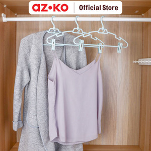 [EZO.0804766] AZKO Stora 42x23 Cm Set 3 Pcs Hanger Plastik - Biru