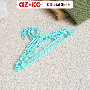 [EZO.0804774] AZKO Stora Set 4 Pcs Hanger Plastik Pp - Biru