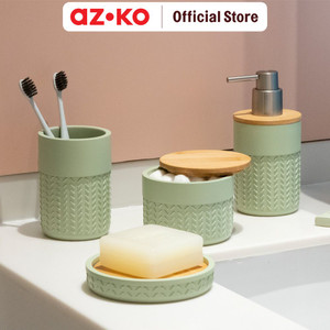 [EZO.0804785] AZKO Stora Diamond Stoples Kapas Polyresin - Hijau