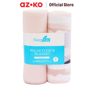 [EZO.0804799] AZKO Sleeplite 120X150 cm Set 2 Pcs Selimut Polar Fleece - Pink