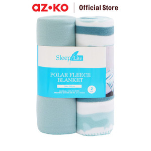 [EZO.0804801] AZKO Sleeplite 120X150 cm Set 2 Pcs Selimut Polar Fleece - Hijau