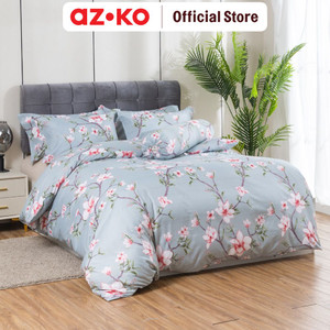 [EZO.0804820] AZKO Sleeplite 180X200 cm Set 5 Pcs Seprai King Polyester Malva - Biru