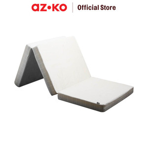 [EZO.0804832] AZKO Sleeplite 79X190.5X10 cm Trifold Kasur Lipat Portable - Putih