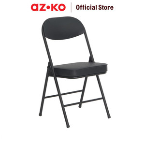 [EZO.0804860] AZKO Soleil Elio Kursi Lipat - Hitam