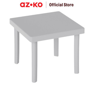 [EZO.0804866] AZKO Soleil Meja Teras - Abu-Abu Muda