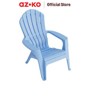 [EZO.0804867] AZKO Soleil Adirondack Kursi Teras Plastik - Biru Muda