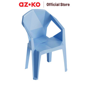 [EZO.0804869] AZKO Soleil Barvita Kursi Teras Plastik - Biru Muda